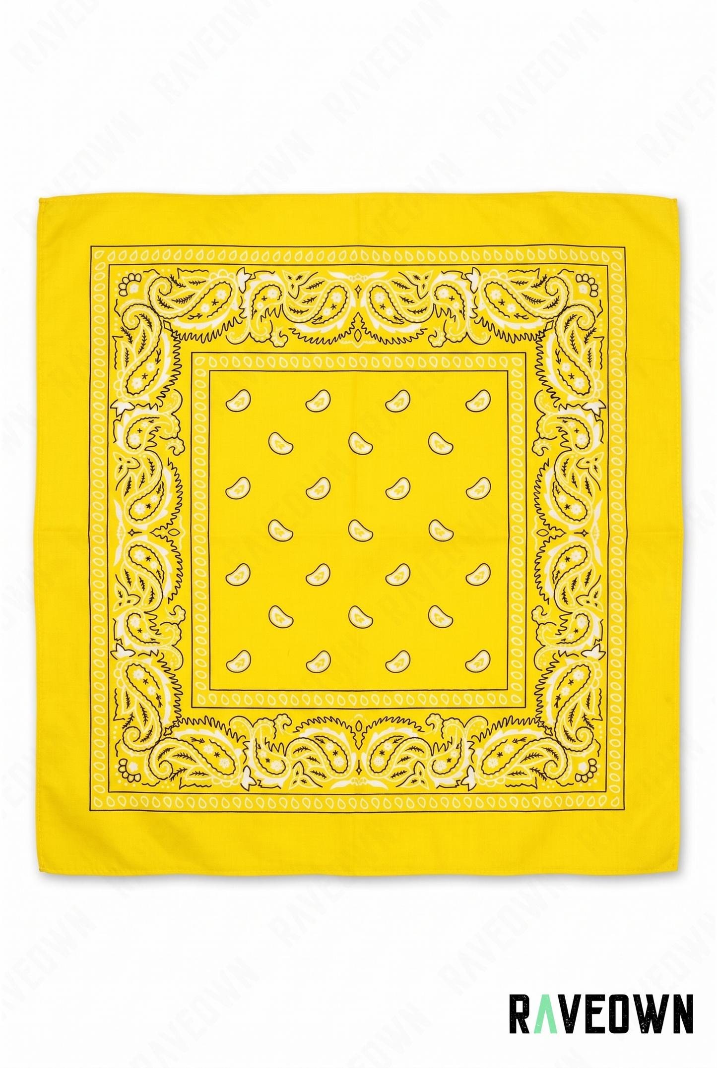 Bandana Couleur Femme – Paisley Coton Uni | Festi.Life