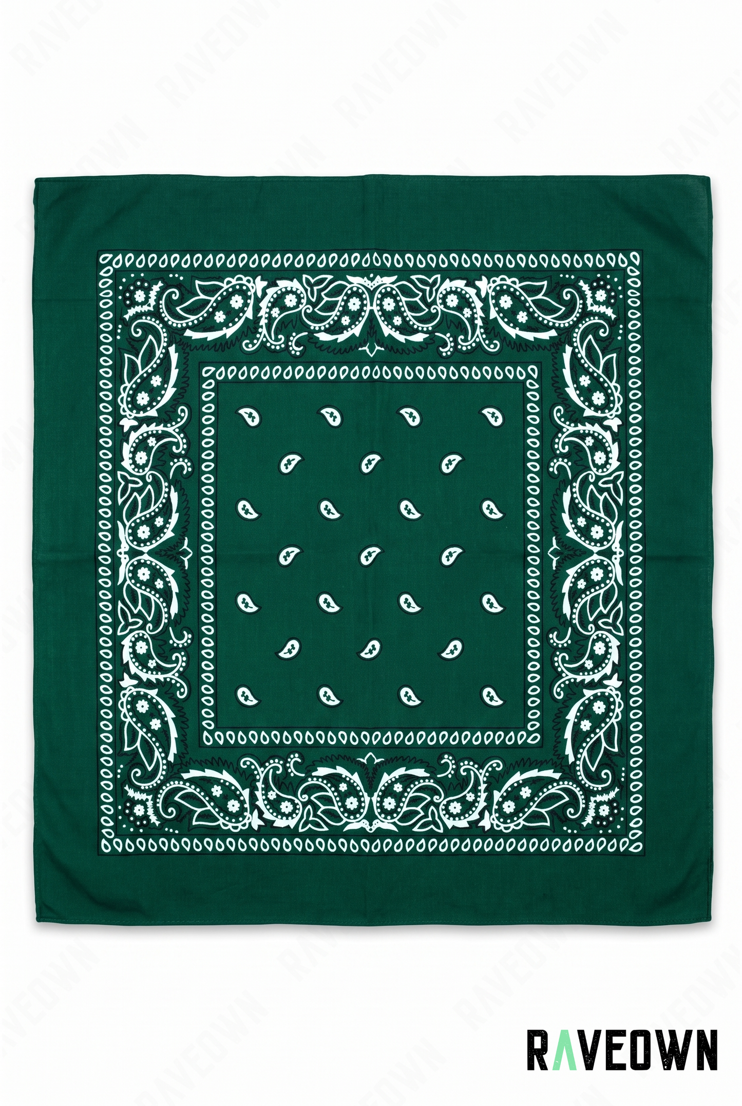 Bandana Couleur Femme – Paisley Coton Uni | Festi.Life