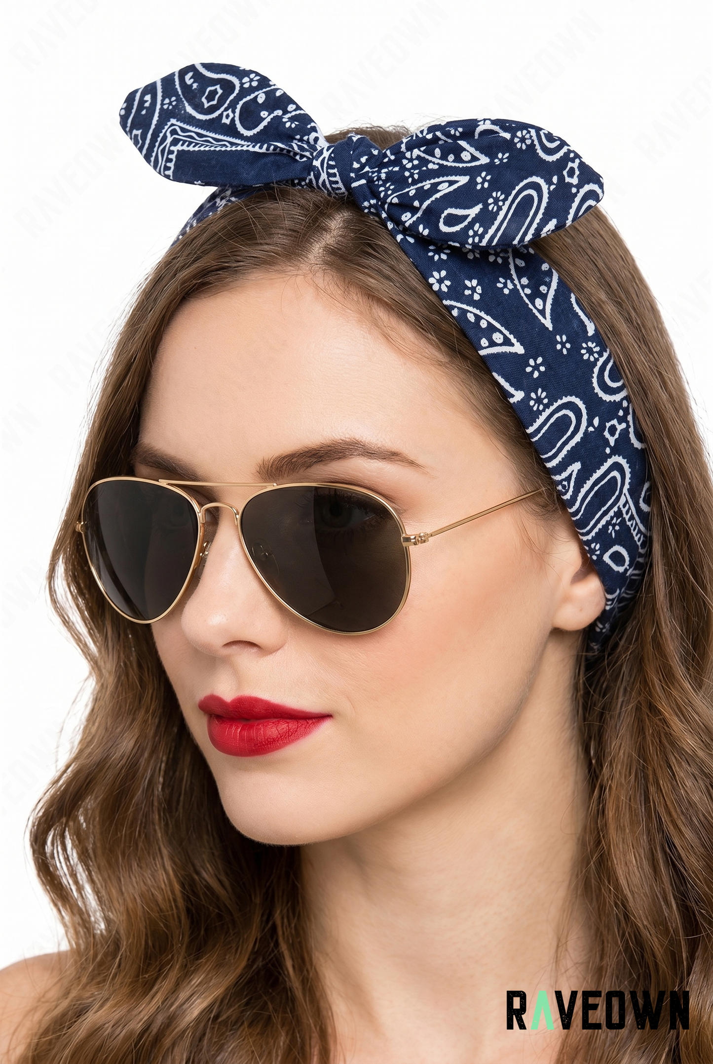 Serre Tête Bandana – Nœud Paisley | Solvaï