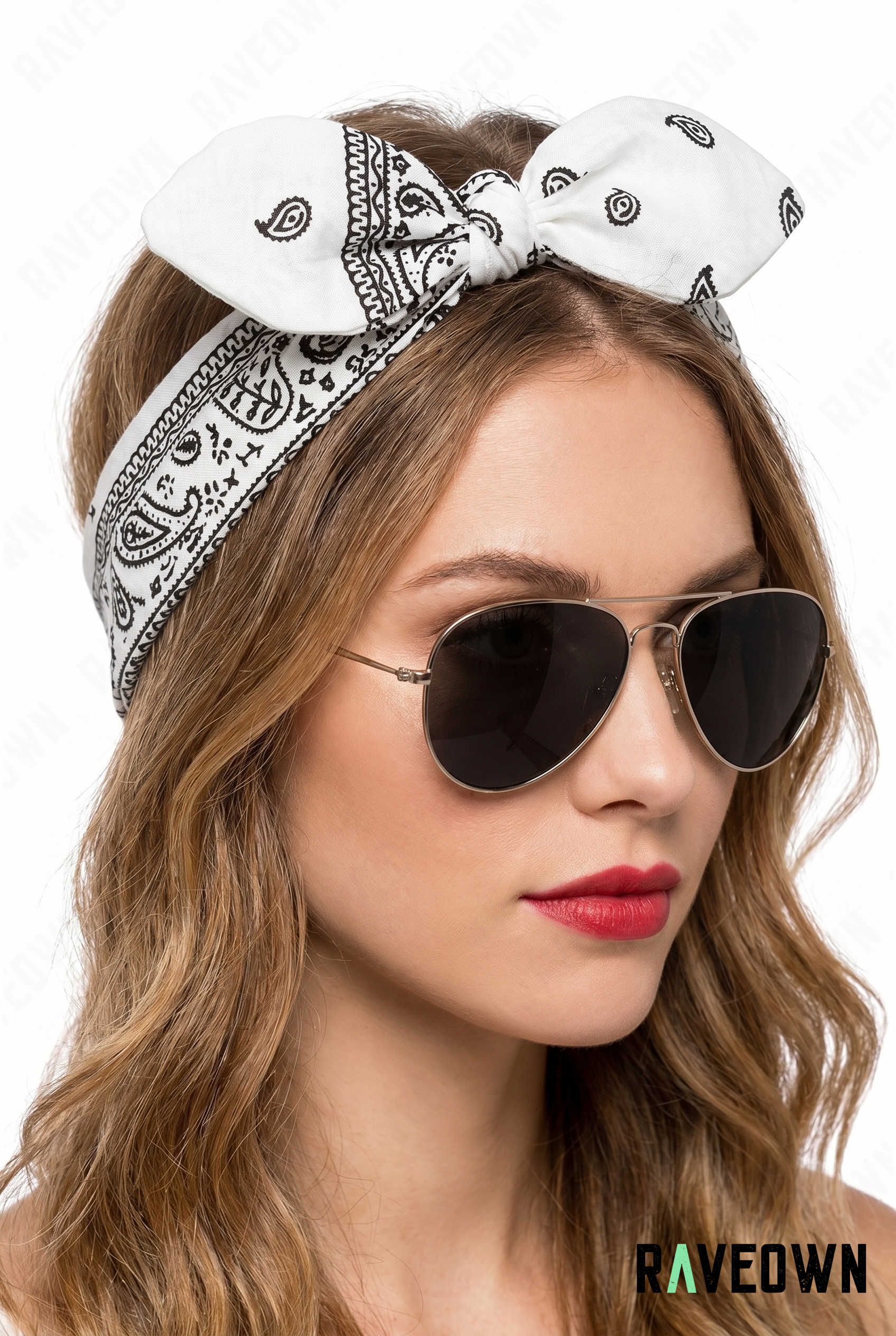 Serre Tête Bandana – Nœud Paisley | Solvaï