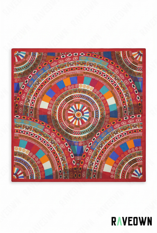 Bandana Bohème Femme – Mandala Géométrique | Lunaï