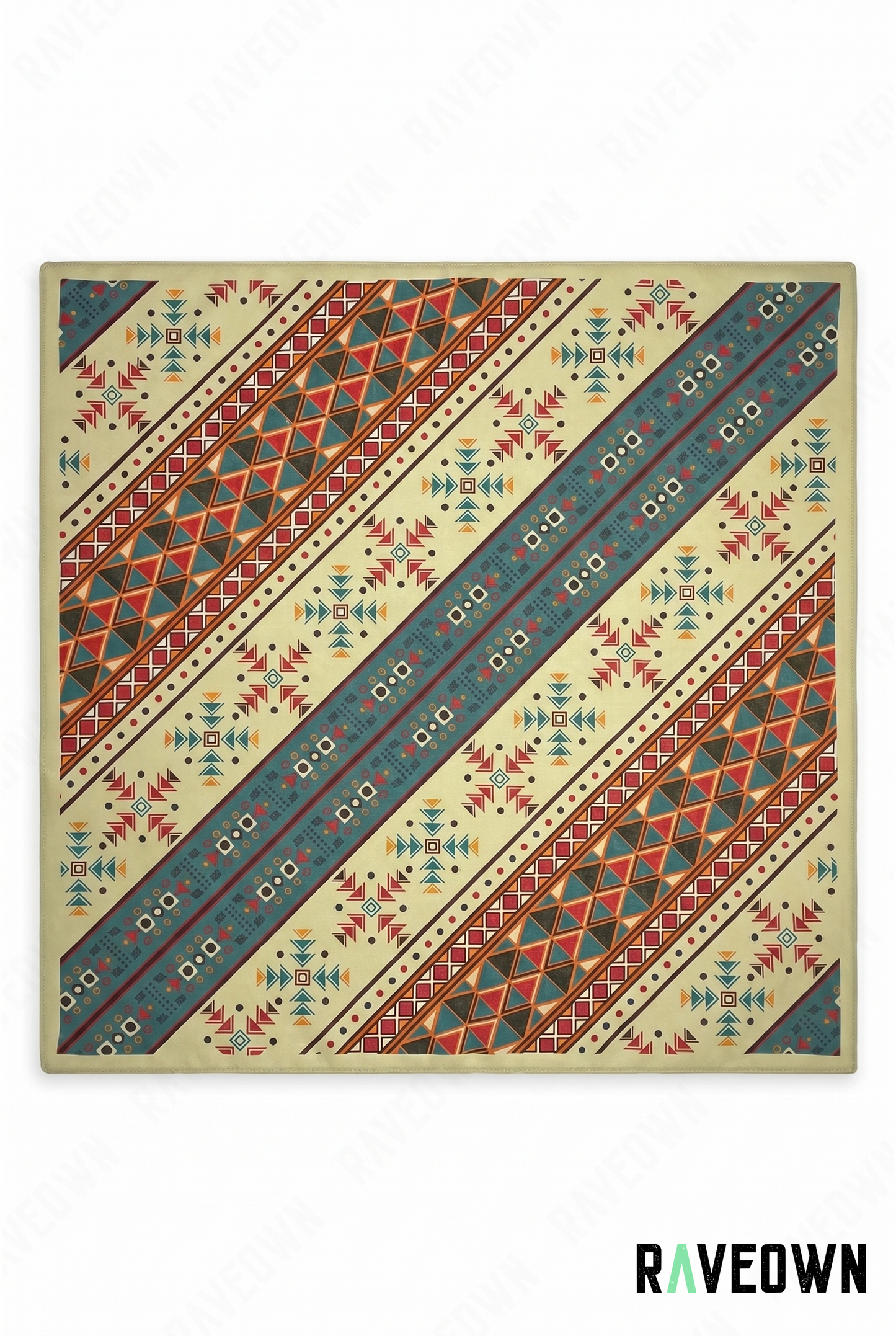 Foulard Bandana – Ethnique Rayures | Terra Boho