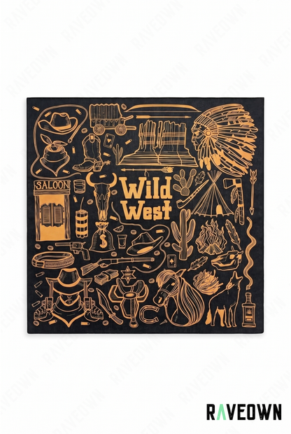 Foulard Bandana – Cowboy Wild West | Solvaï