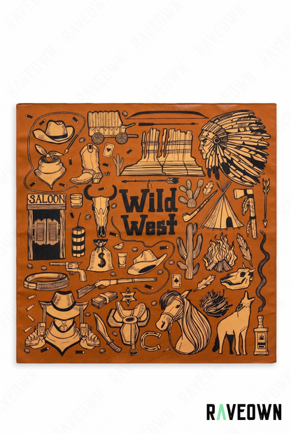 Foulard Bandana – Cowboy Wild West | Solvaï