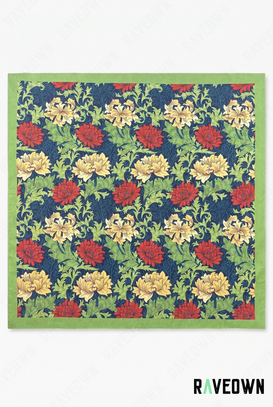 Foulard Bandana Femme – Motif Floral | Terra Boho
