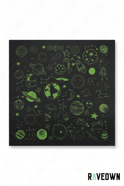 Bandana Coton – Constellations | Festi.Life