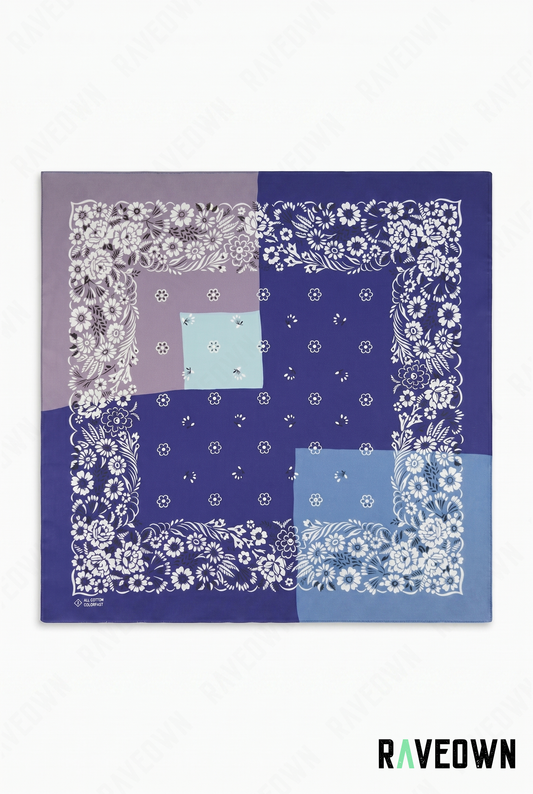 Foulard Bandana – Pixel Patchwork | Lunaï