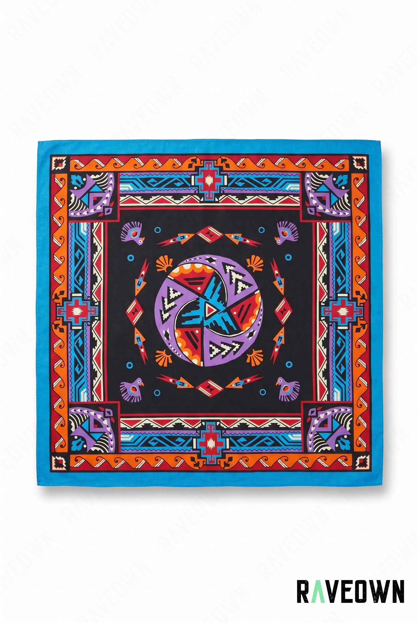 Bandana Femme – Aztèque Géométrique | Terra Boho