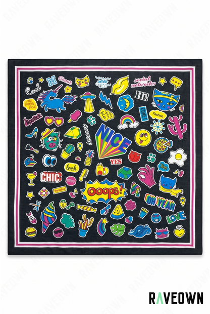 Bandana Femme – Stickers Pop | Solvaï