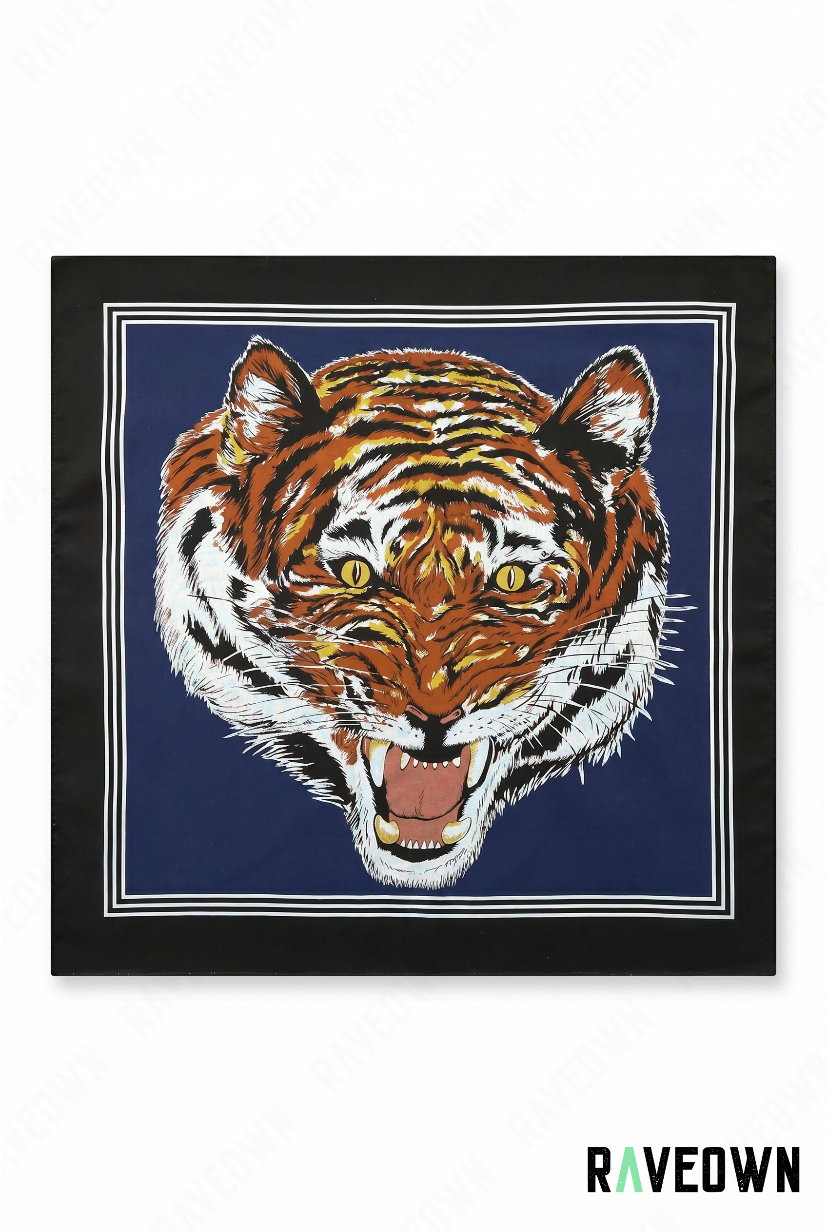 Bandana Coton – Tigre Portrait | Solvaï