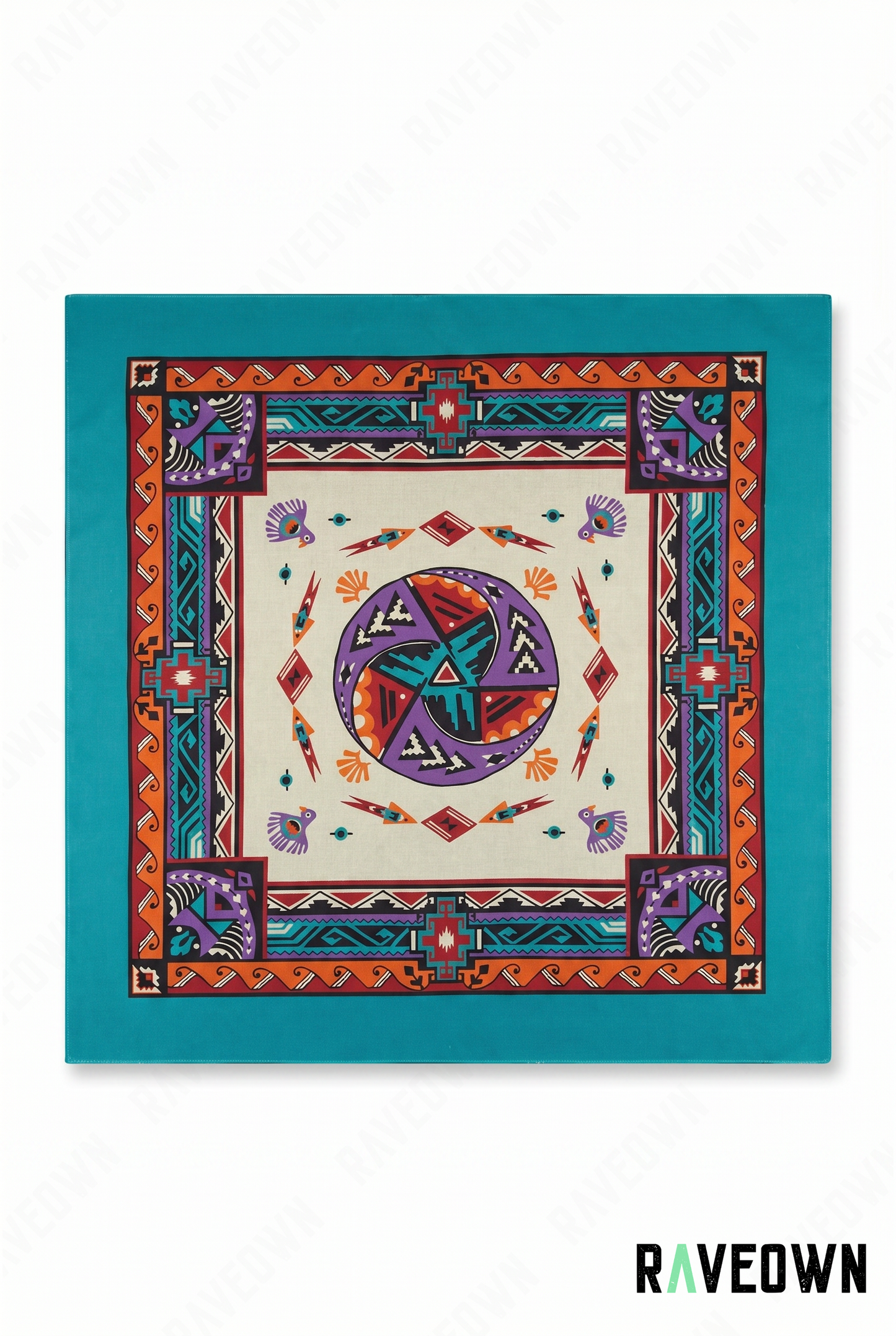 Bandana Femme – Aztèque Géométrique | Terra Boho