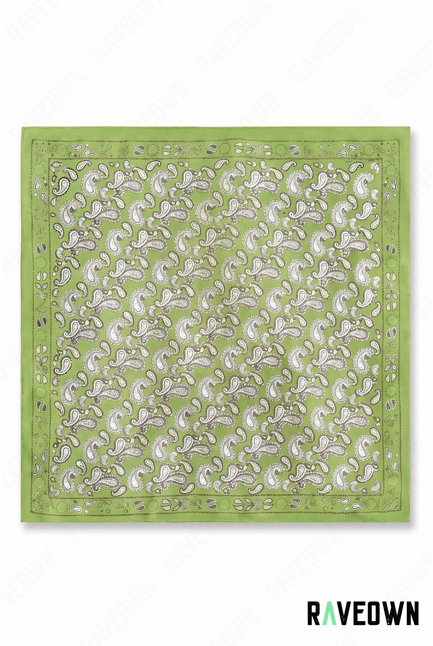 Écharpe Bandana Femme – Paisley Satiné Doux | Lunaï