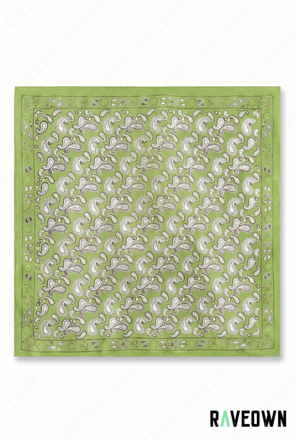 Écharpe Bandana Femme – Paisley Satiné Doux | Lunaï