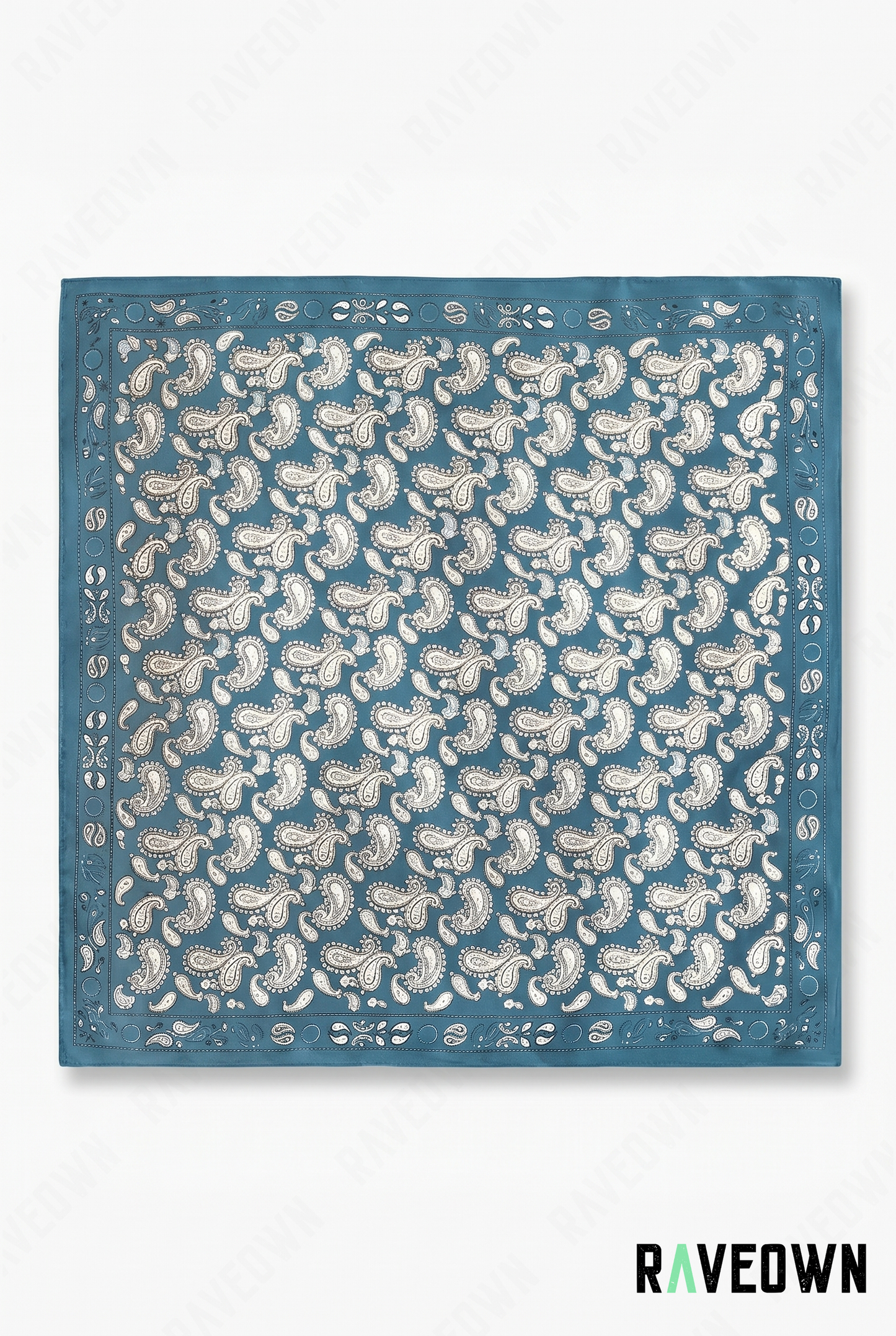 Écharpe Bandana Femme – Paisley Satiné Doux | Lunaï