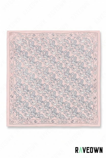Écharpe Bandana Femme – Paisley Satiné Doux | Lunaï