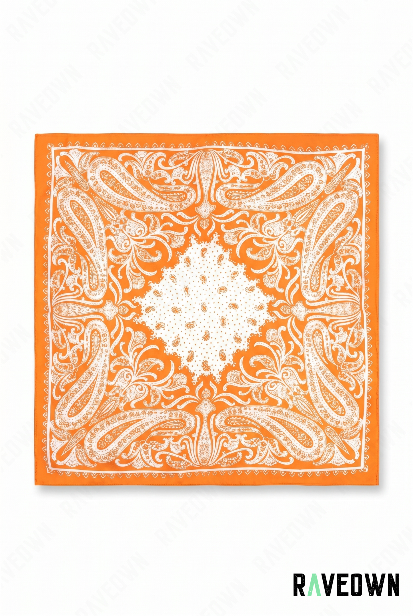 Foulard Style Bandana – Paisley Satiné Uni | Terra Boho