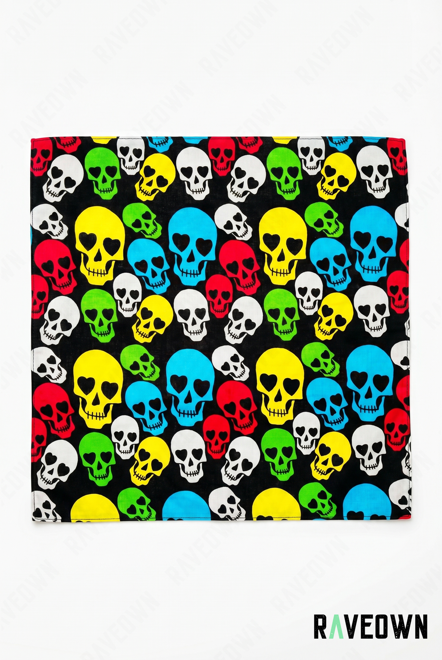 Bandana Coton – Skull Pop Art | Solvaï