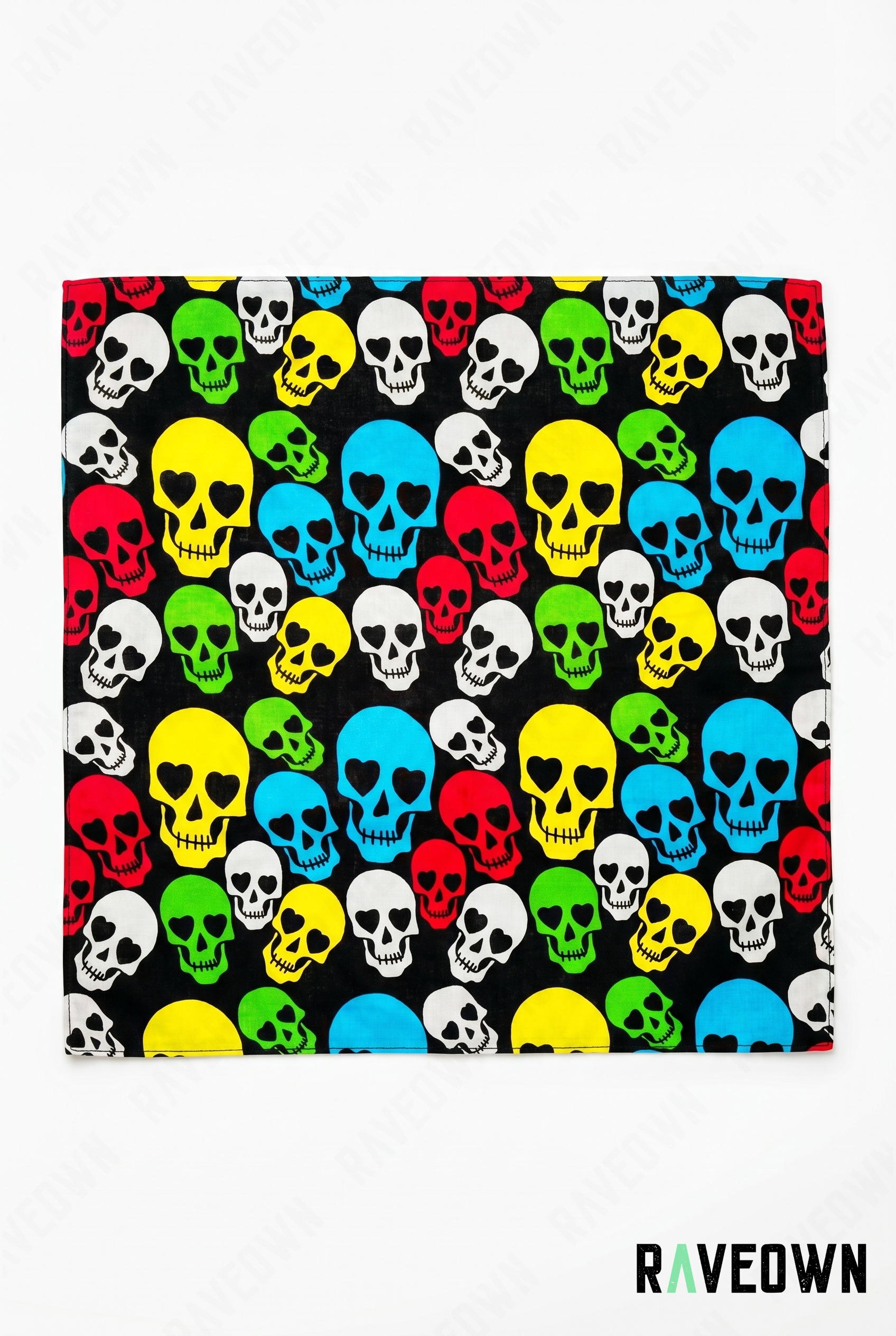 Bandana Coton – Skull Pop Art | Solvaï