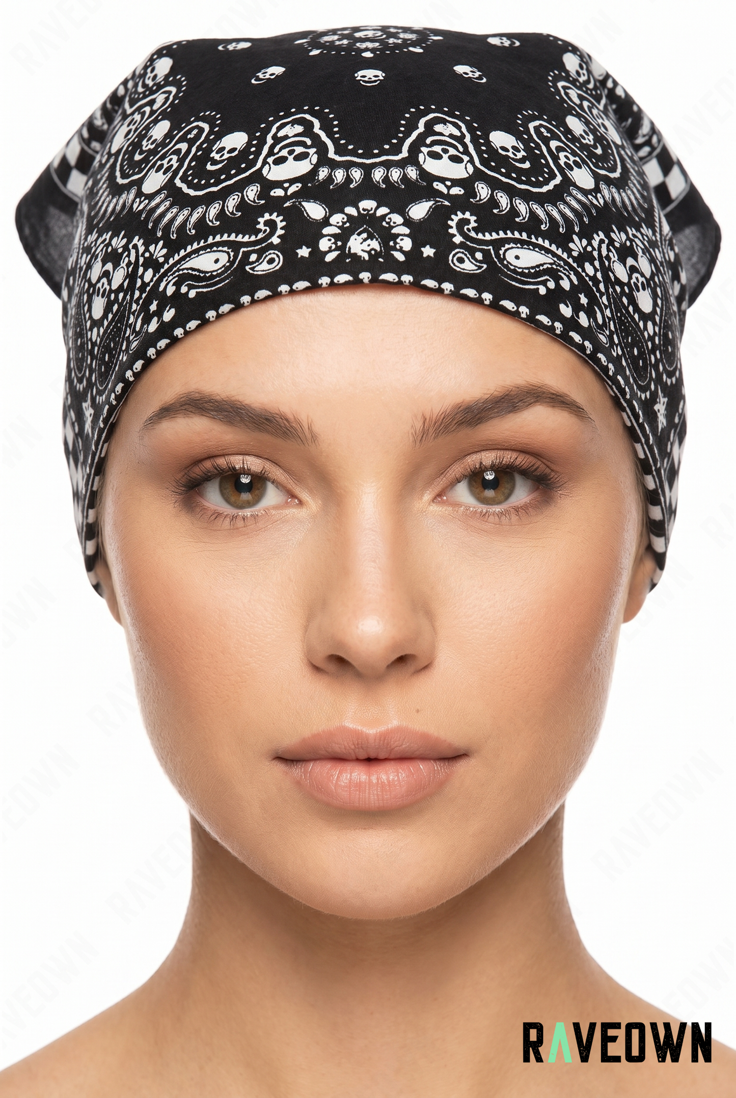 Bandana Coton – Damier Paisley | Nomadix