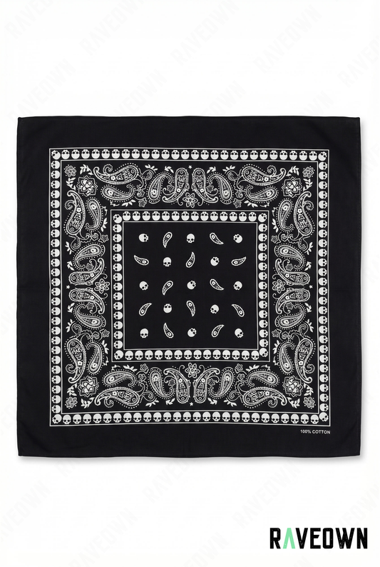 Bandana cachemire femme – Paisley classique | Lunaï