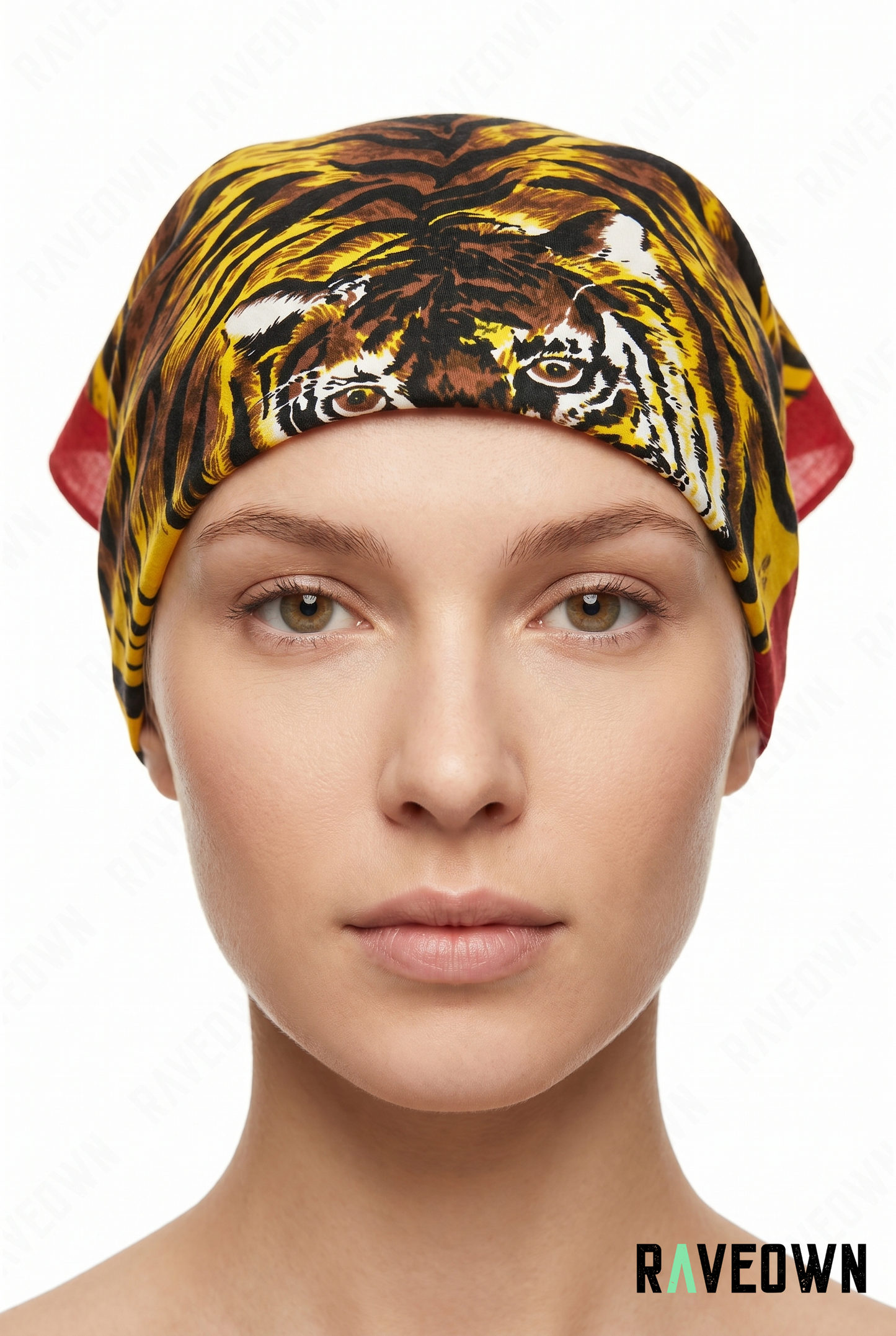 Foulard bandana femme – Motif tigre | Festi.Life