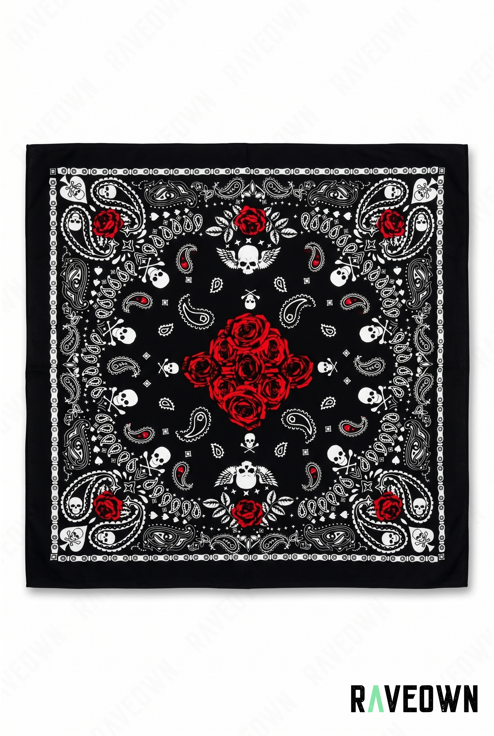 Foulard Bandana – Skull Paisley | Nomadix