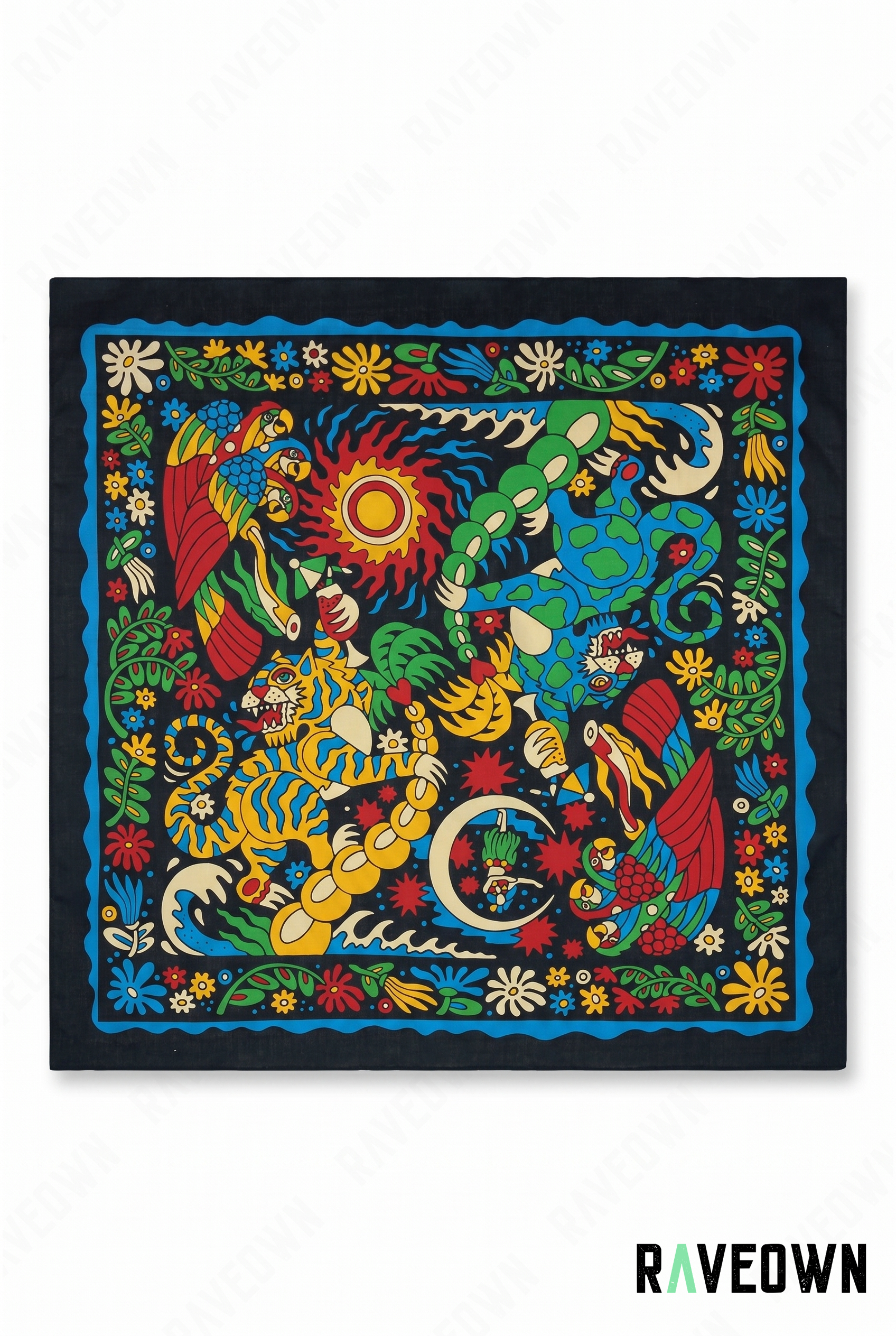 Bandana Femme – Floral Animaux | Terra Boho