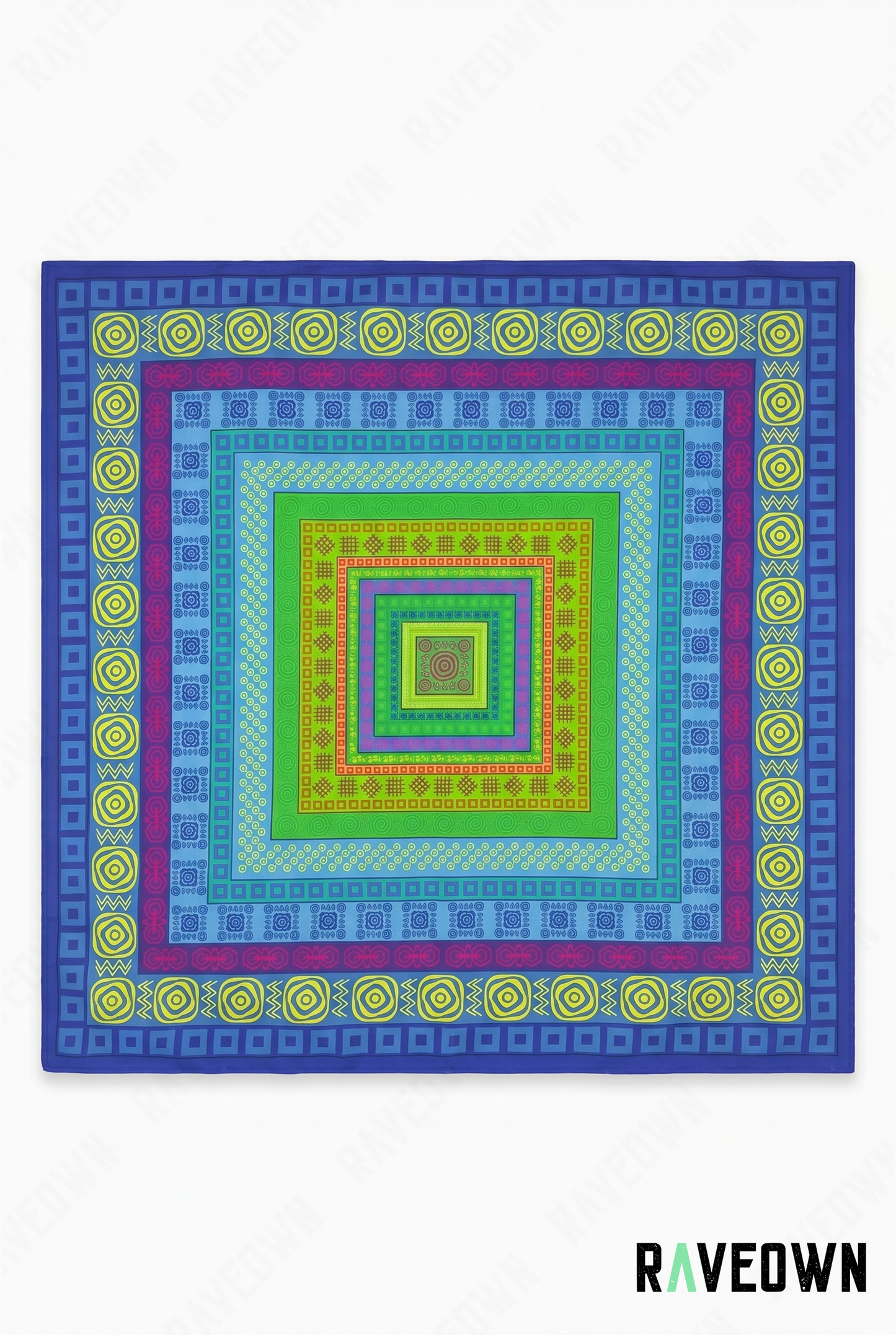 Bandana – Cadres Concentriques Colorés | Maüra