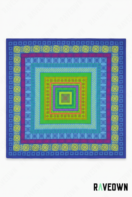 Bandana – Cadres Concentriques Colorés | Maüra
