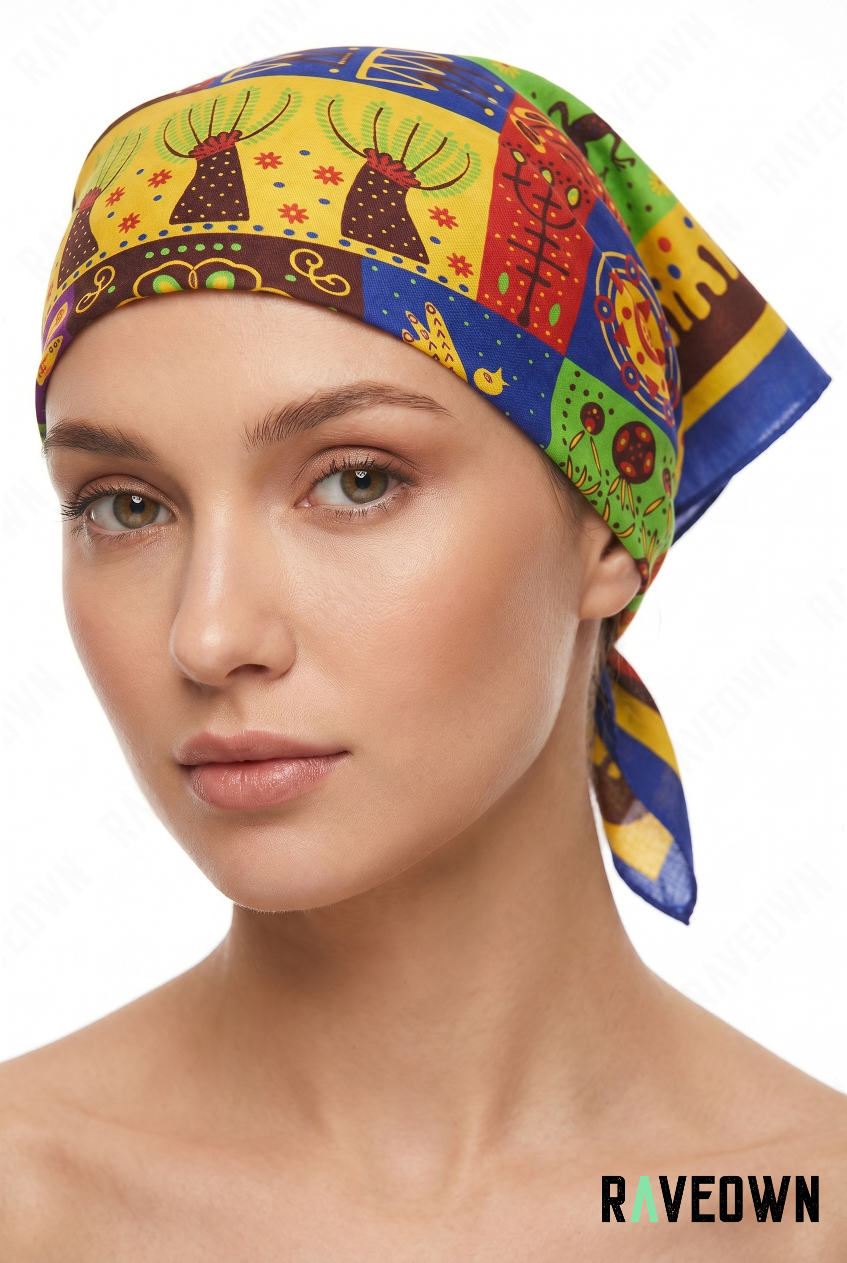 Bandana Hippie Femme – Tribal Africain | Lunaï