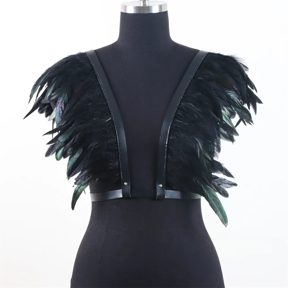 Gilet Plumes Nocturnes | RavenGlow