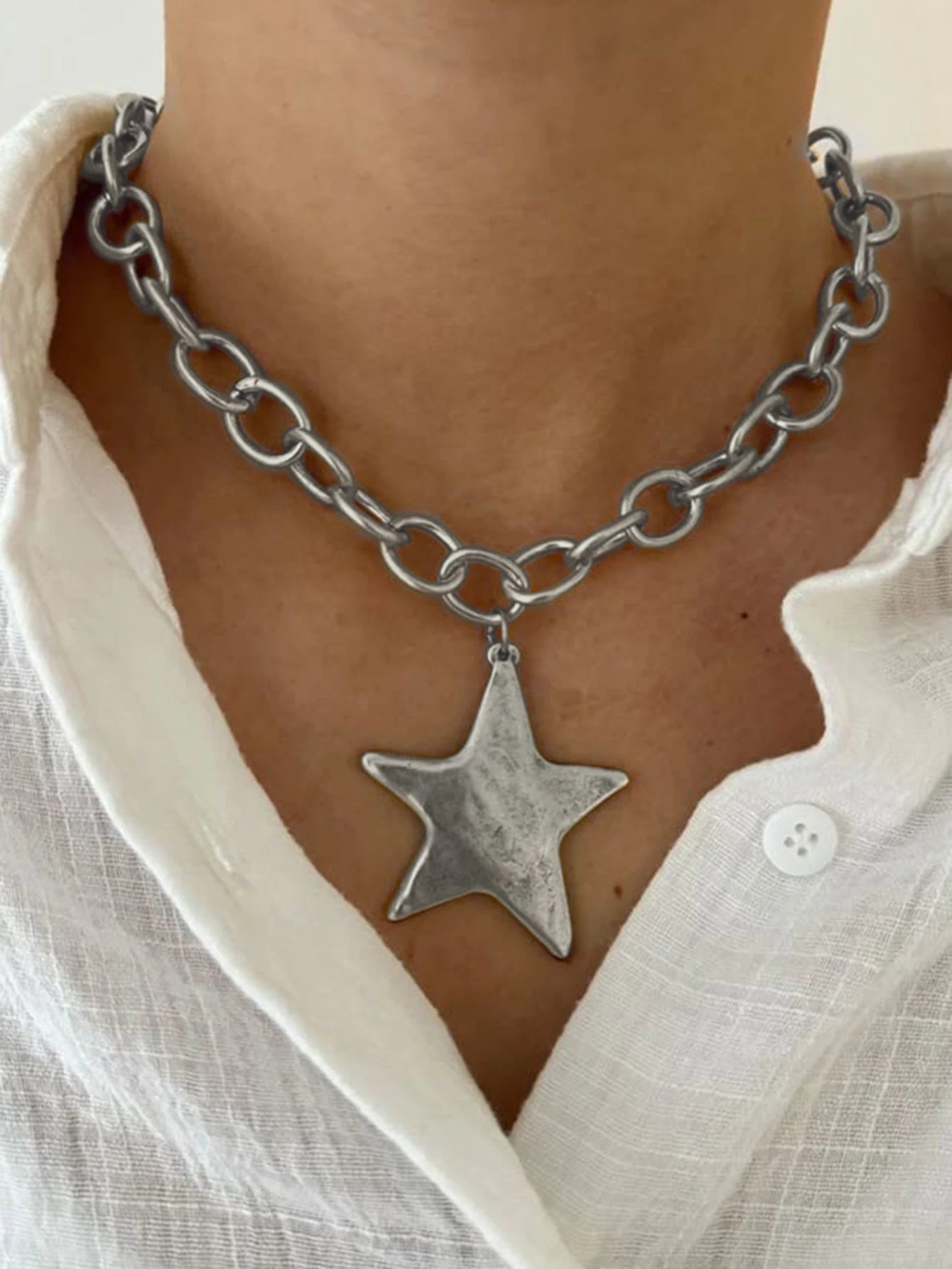 Collier chaîne dorée pendentif étoile bohème | Hippie Boho