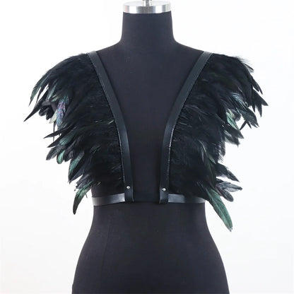 Gilet Plumes Nocturnes | RavenGlow