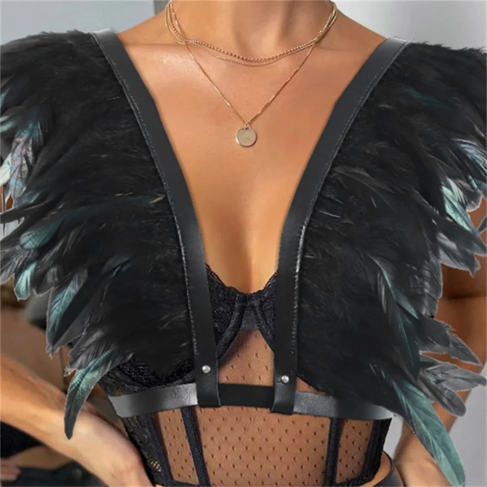 Gilet Plumes Nocturnes | RavenGlow