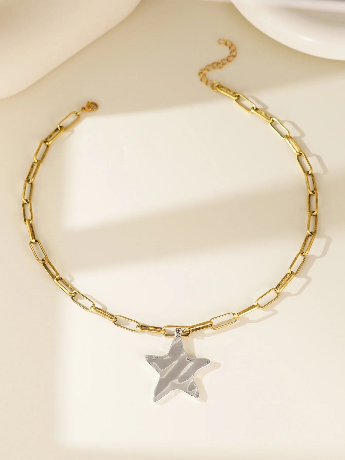 Collier chaîne dorée pendentif étoile bohème | Hippie Boho
