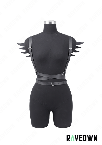 Ailes Harnais Noir | GoRave | RAVEOWN Noir