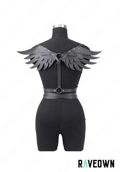 Ailes Harnais Noir | GoRave | RAVEOWN Noir