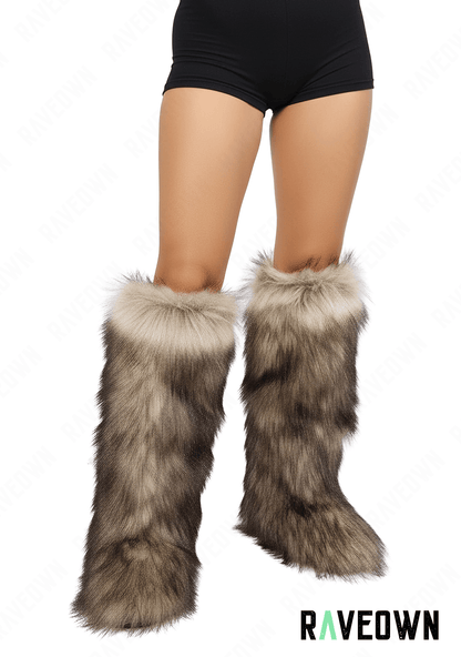 Botte Fausse Fourrure Femme | Rave.In.Fur