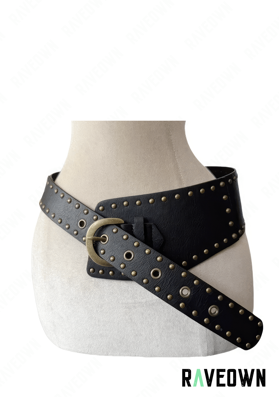 Ceinture à Rivets Cowgirl | BOHO Wild West Noir / 110cm