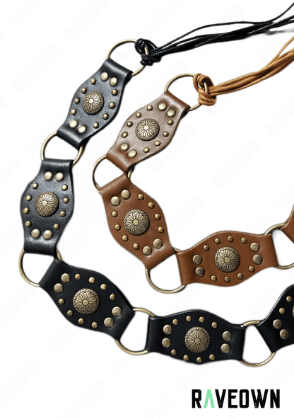 Ceinture Anneaux, Rivets et Franges | BOHO Wild West
