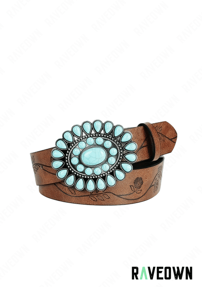 Ceinture avec Pierre Turquoise | BOHO Wild West