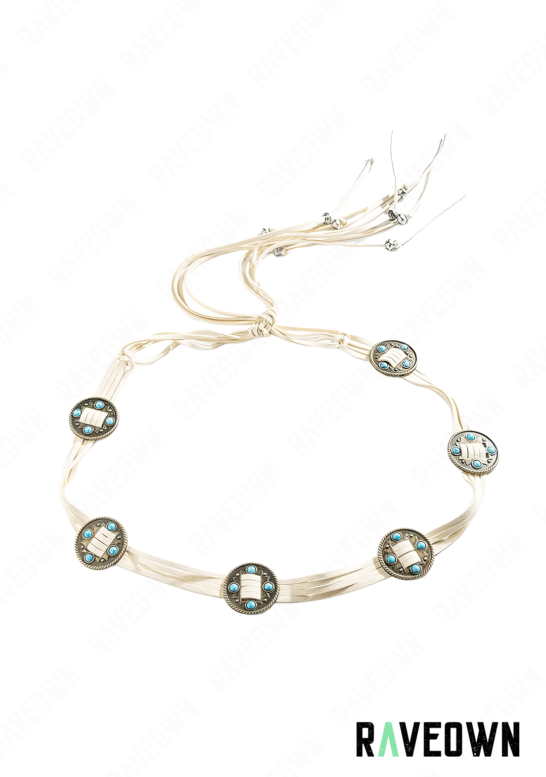 Ceinture Corde Femme | BOHO Spirit Beige / 165 cm