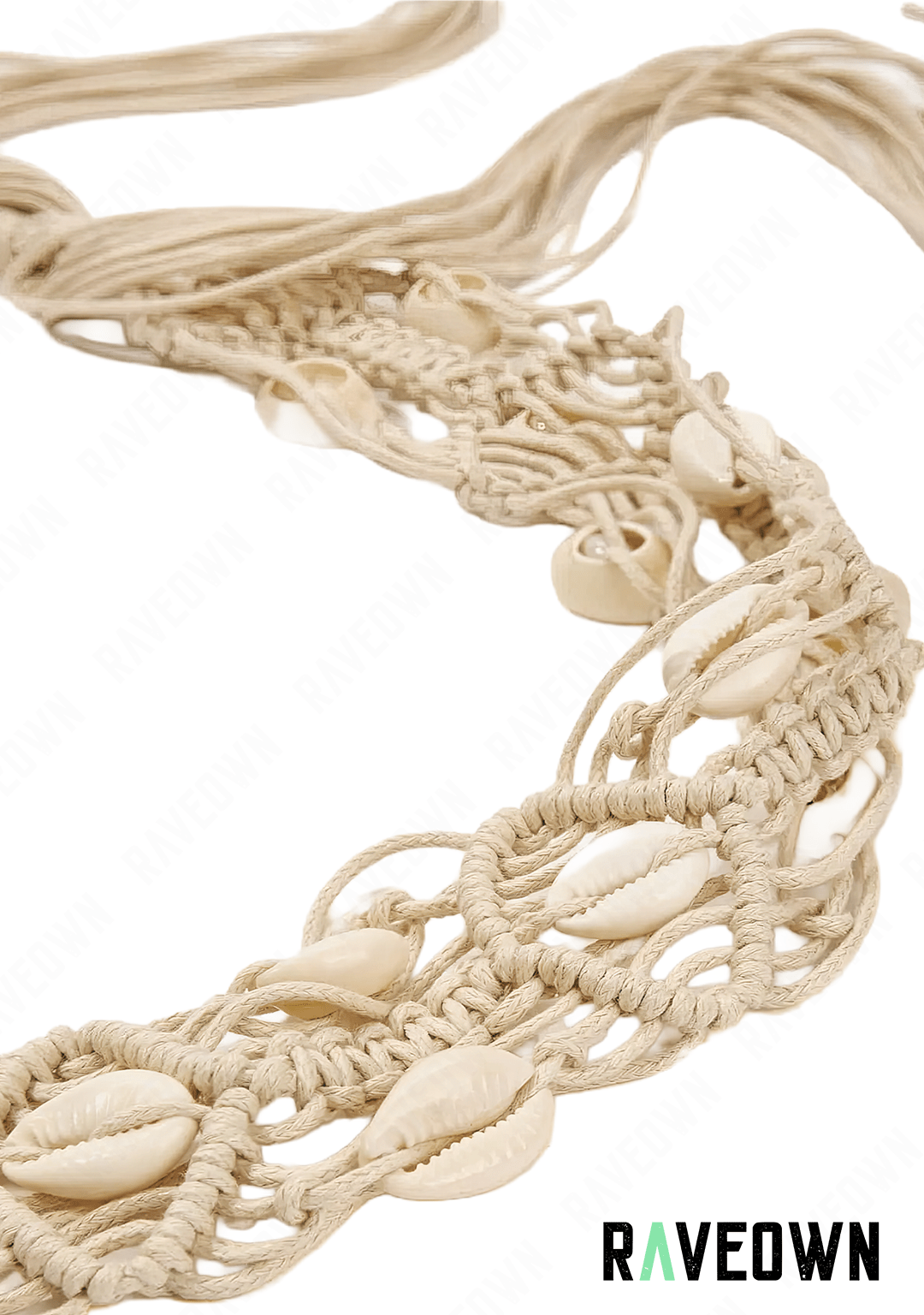 Ceinture Macramé | Hippie BOHO Beige / 185 cm