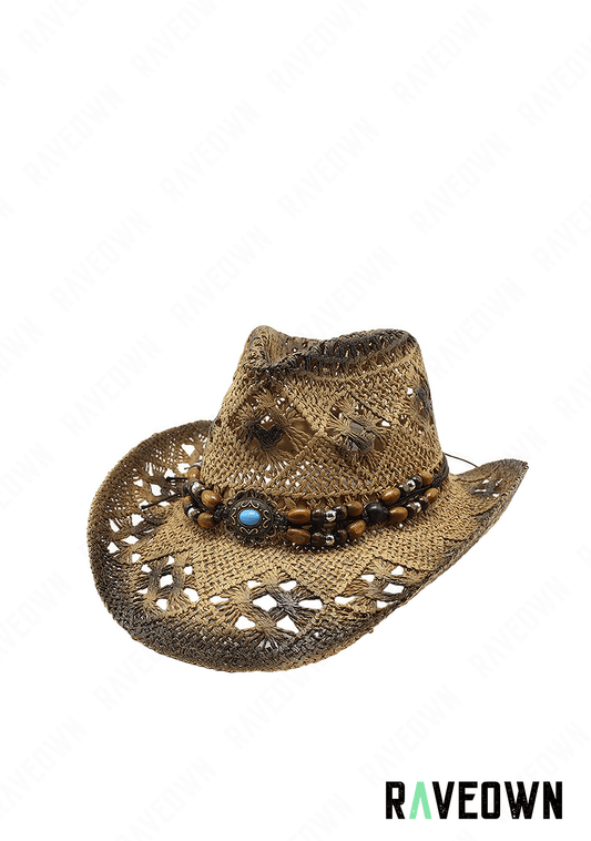 Chapeau Cowboy en Paille | Hippie BOHO