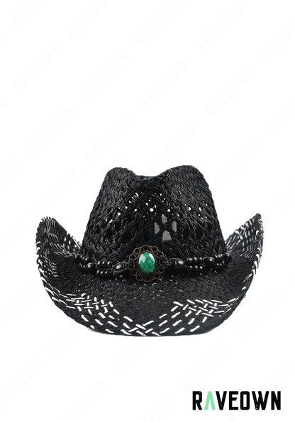 Chapeau de Cowboy en Paille | Hippie BOHO