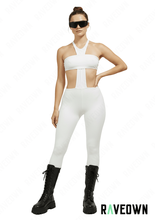 Combinaison Blanche avec Bandeau | CLEARITY