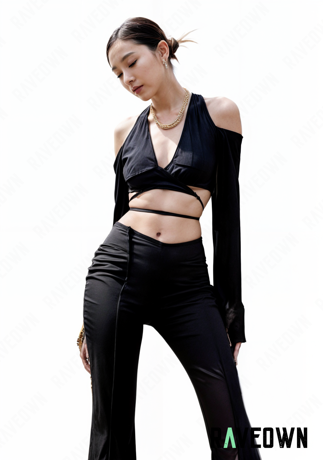Top Noir Mesh | High.Rave