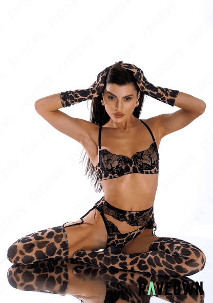 Ensemble Lingerie Léopard | Sauvage | RAVEOWN