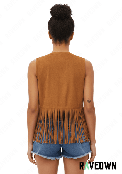 Gilet à Frange Hippie | BOHO Spirit