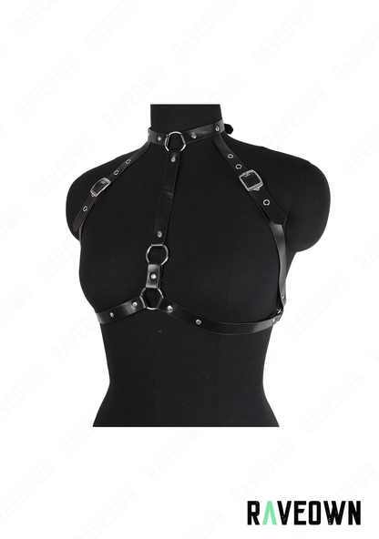 Harnais Buste Noir | Sm.Rave | RAVEOWN Noir